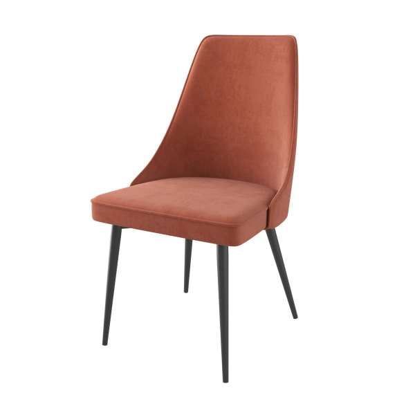 Стул LEO ORANGE BRANDY 17 BK